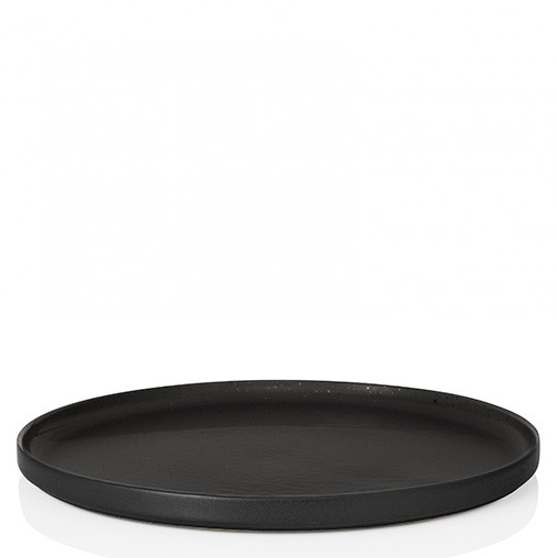 Plate flat GEO graphit Ø 29 cm